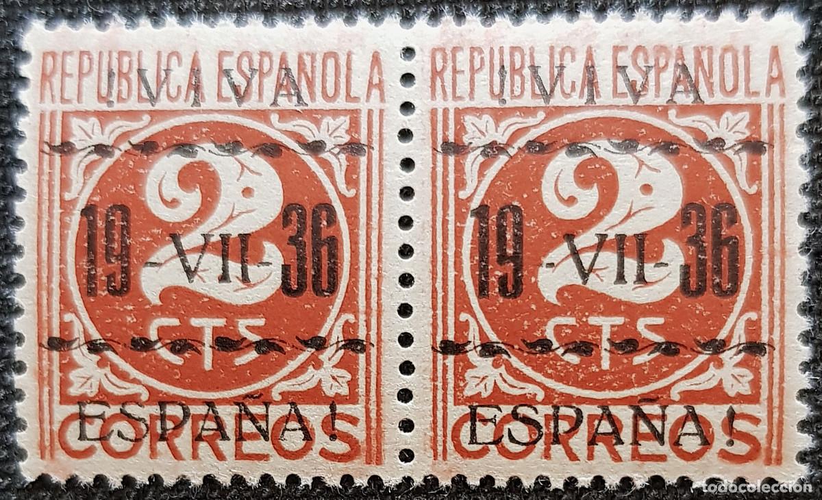 Sellos: Espa&ntilde;a Emission local patriotica de Vitoria MNH tipo III