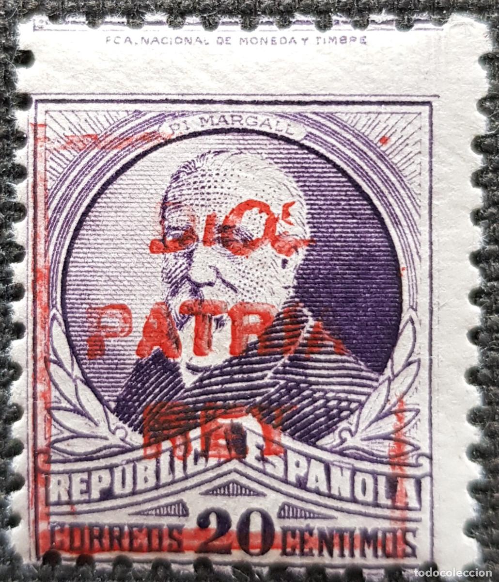 Sellos: Espa&ntilde;a Emission local patriotica de Mondragon MNH