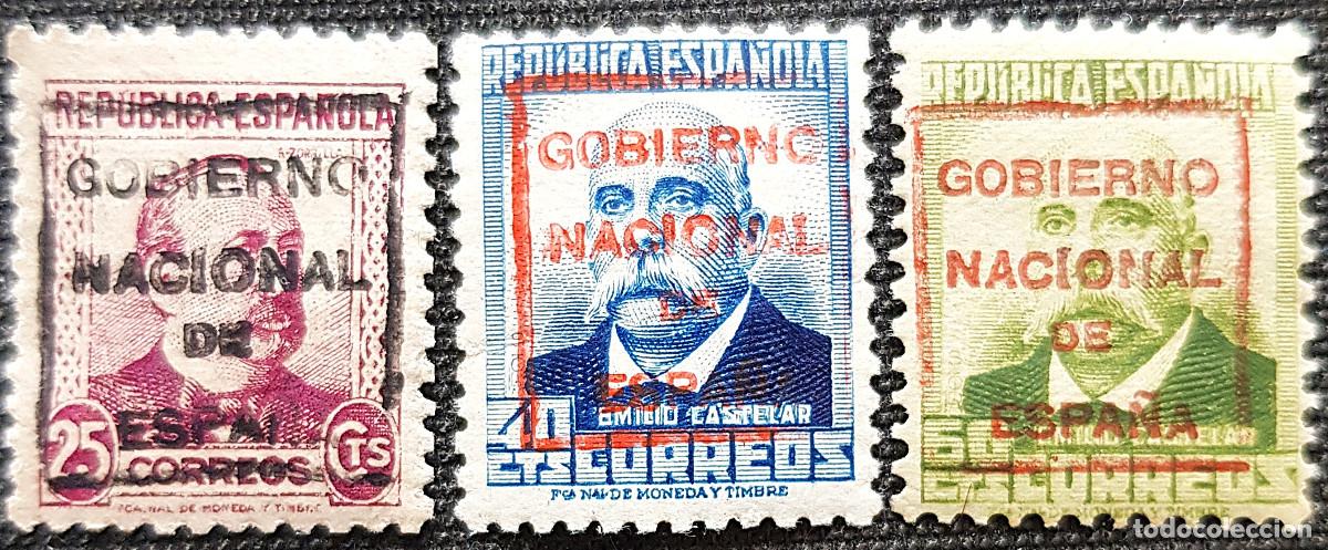 Sellos: Espa&ntilde;a Emission local patriotica de Mondragon MNH