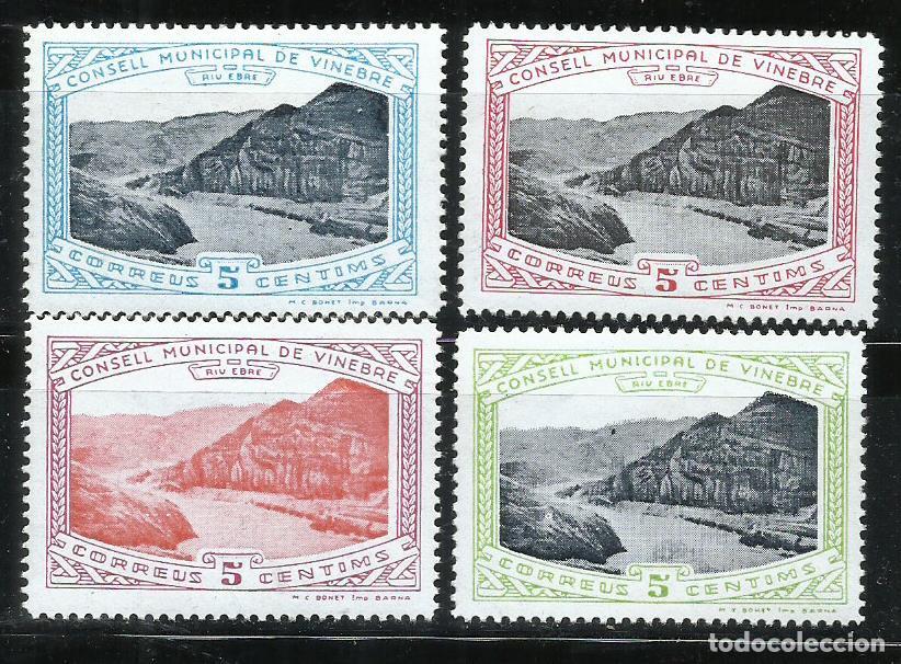 Sellos: 6119-SERIE COMPLETA VINEBRE TARRAGONA CONSELL MUNICIPAL MNH** FOTOS REALES.