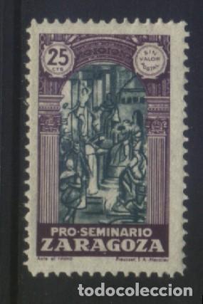 Sellos: Q-11968- PRO SEMINARIO DE ZARAGOZA.