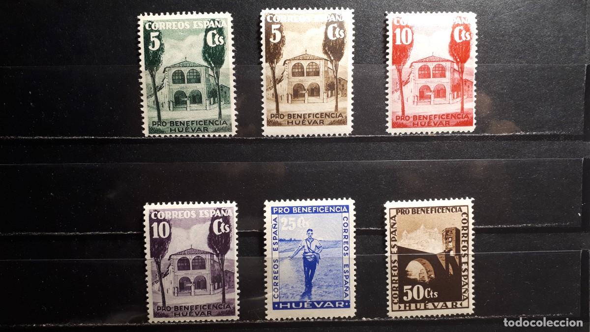 Sellos: ESPA&Ntilde;A. GUERRA CIVIL. **. A&Ntilde;O 1938. FESOFI 48/53.