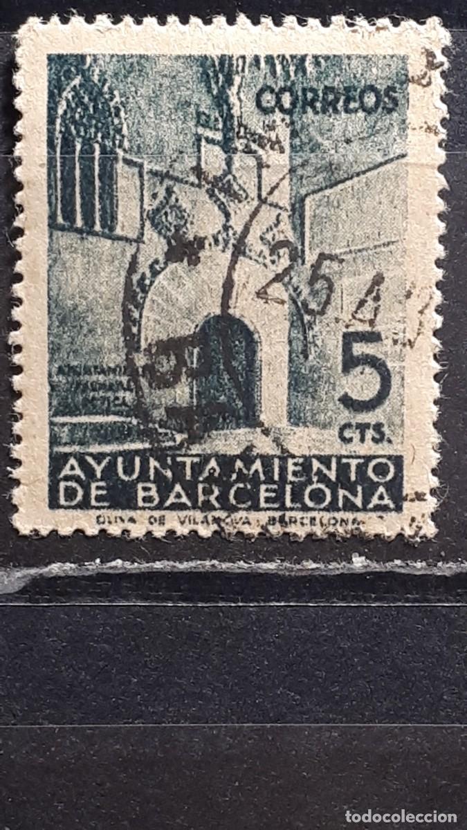 Sellos: BARCELONA. A&Ntilde;O 1938. &deg;. EDIFIL 20