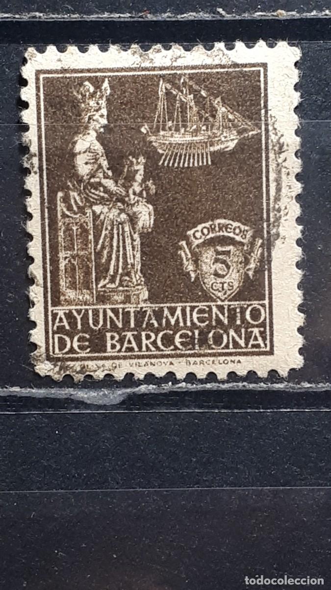 Sellos: BARCELONA. A&Ntilde;O 1939. &deg;. EDIFIL 23