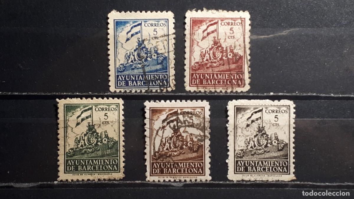 Timbres: BARCELONA. A&Ntilde;O 1940. &deg;. EDIFIL 24/8
