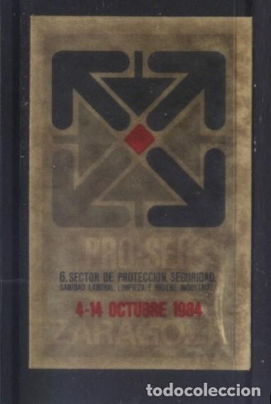 Stamps: Q-11982- ZARAGOZA. PRO SEG. 1984.