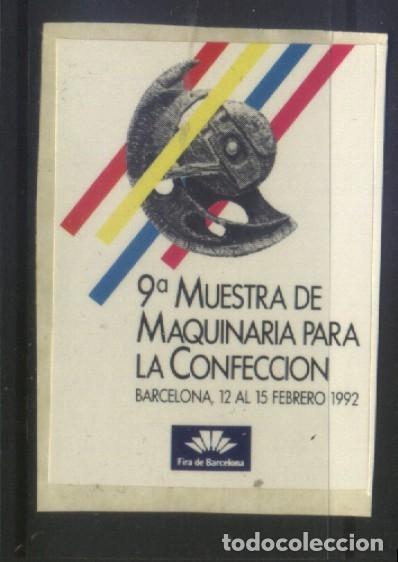 Stamps: Q-11983- BARCELONA. 9&ordf; MUESTRA DE MAQUINARIA PARA LA CONFECCION. 1992.