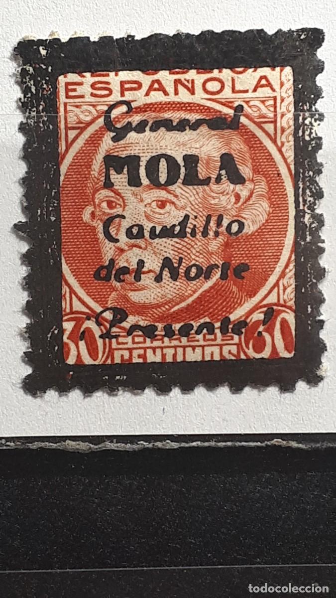 Sellos: GUERRA CIVIL. LOCAL. BILBAO. A&Ntilde;O 1937. *. Yvert 18