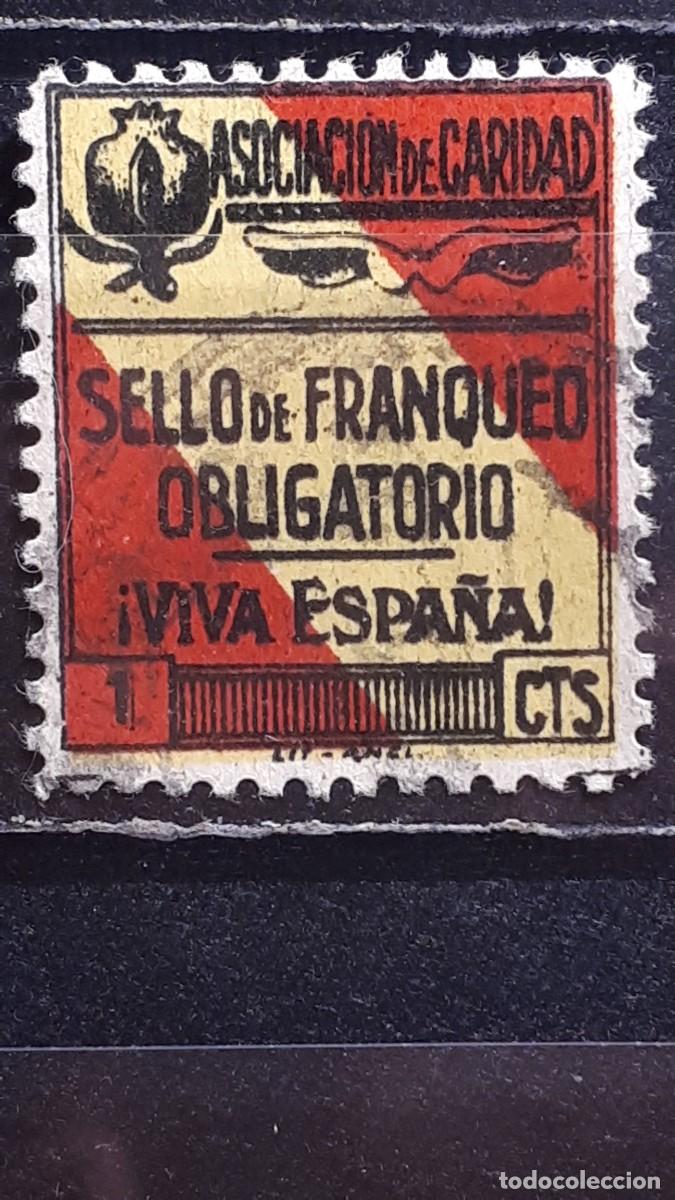 Sellos: GUERRA CIVIL. LOCAL. GRANADA. A&Ntilde;O 1937. &deg;.