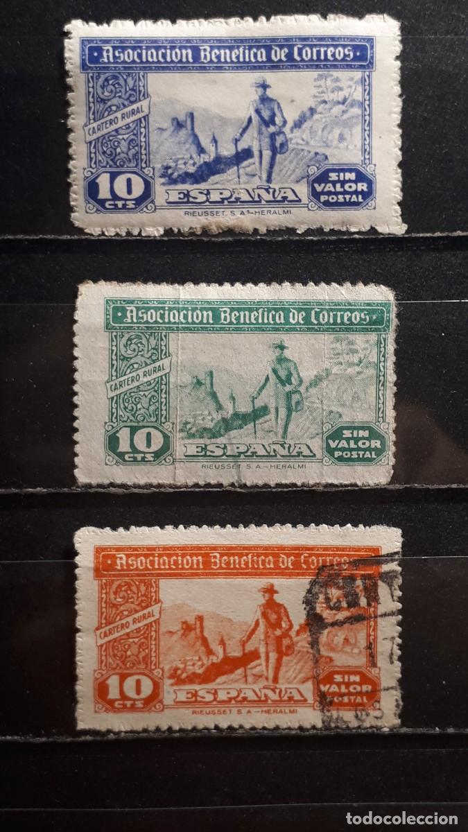 Sellos: GUERRA CIVIL. BENEFICENCIA. A&Ntilde;O 1944. &deg;/*.