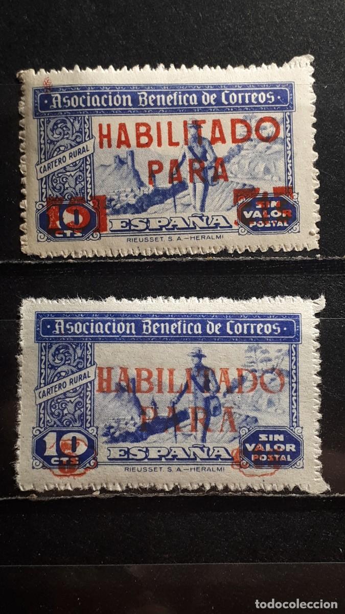Sellos: GUERRA CIVIL. A&Ntilde;O 1937. BENEFICENCIA . **. Tinta roja
