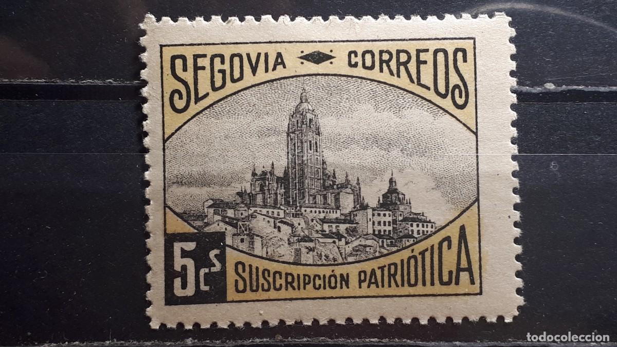Sellos: GUERRA CIVIL. A&Ntilde;O 1937. LOCAL. **. SEGOVIA