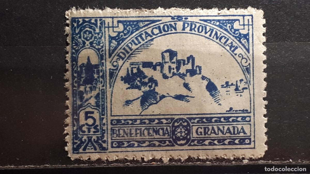 Sellos: GUERRA CIVIL. A&Ntilde;O 1937. LOCAL. **. GRANADA