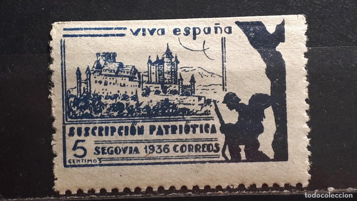 Sellos: GUERRA CIVIL. A&Ntilde;O 1936. LOCAL. (*). SEGOVIA