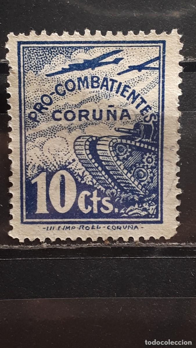 Sellos: GUERRA CIVIL. A&Ntilde;O 1937. LOCAL. (*). CORU&Ntilde;A