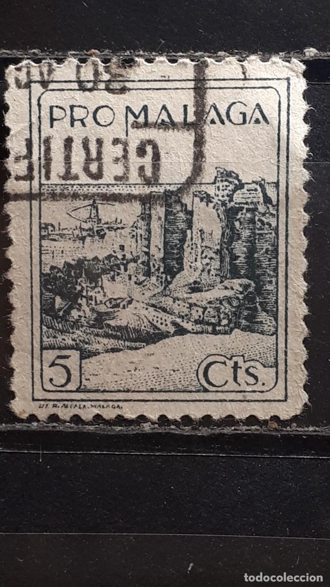 Sellos: GUERRA CIVIL. A&Ntilde;O 1937. LOCAL. &deg;. M&Aacute;LAGA
