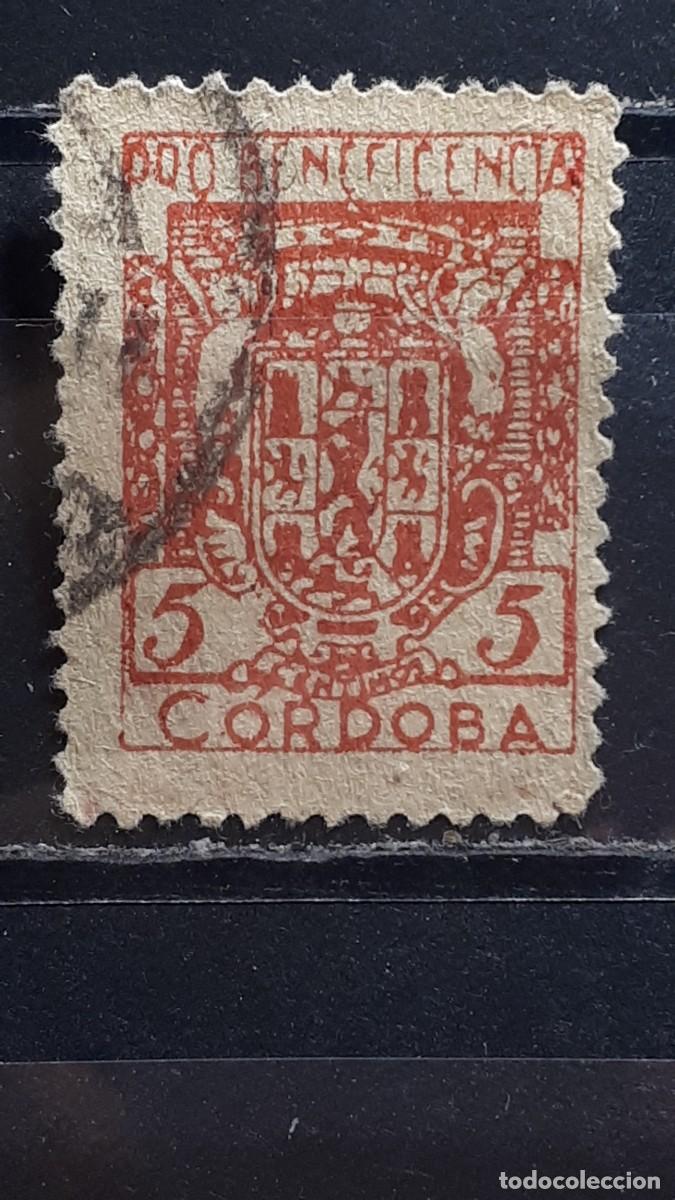 Sellos: GUERRA CIVIL. A&Ntilde;O 1938. LOCAL. &deg;. C&Oacute;RDOBA
