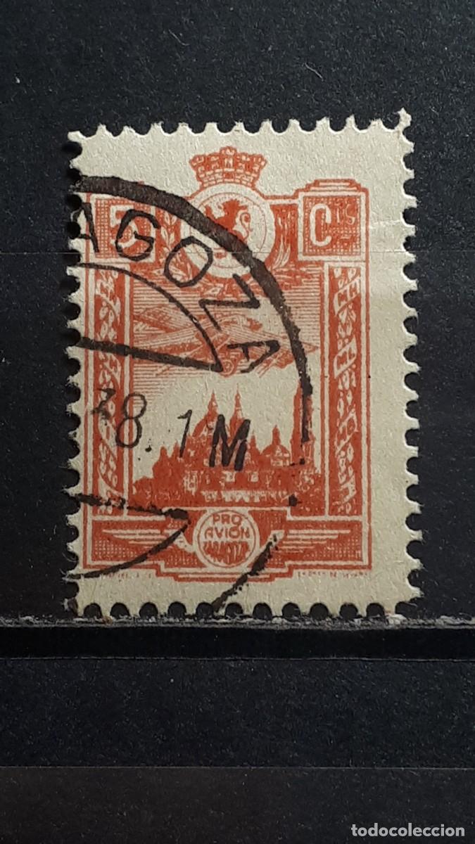 Sellos: GUERRA CIVIL. A&Ntilde;O 1940. LOCAL. &deg;. ZARAGOZA