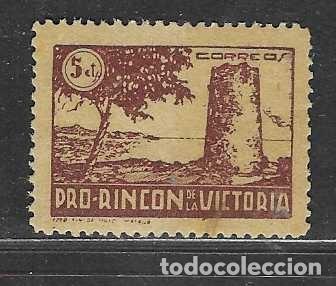 Sellos: RINCON DE LA VICTORIA-MALAGA- 5 CTS.-CON LA PALABRA -CORREOS- - VER FOTO