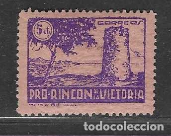 Sellos: RINCON DE LA VICTORIA-MALAGA- 5 CTS.-CON LA PALABRA -CORREOS- - VER FOTO