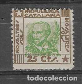 Sellos: VI&Ntilde;ETA,.- 25 CTS.- REPUBLICA CATALANA--VER FOTOS