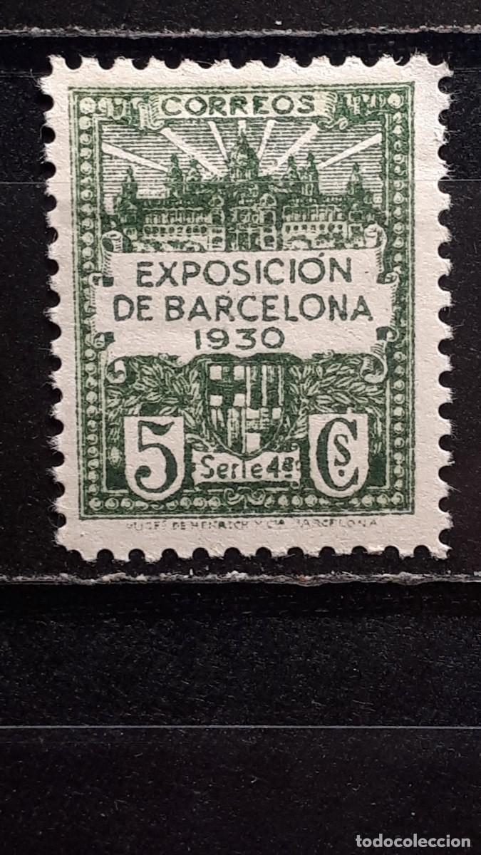 Sellos: BARCELONA. A&Ntilde;O 1929-31. *. EDIFIL 4.