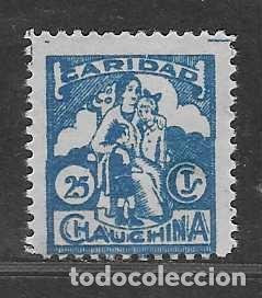 Sellos: CHAUCHINA,-GRANADA- 25 CTS.--CARIDAD -VER FOTOS