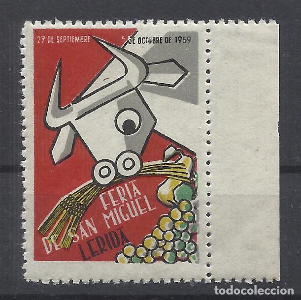 Sellos: feria de san miguel 1959 LLEIDA L&eacute;rida nuevo**