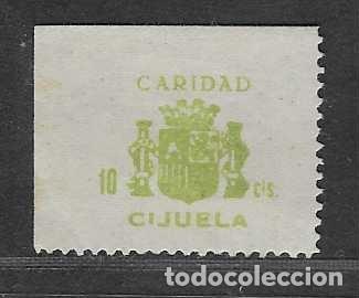 Sellos: CIJUELA-GRANADA- 10 CTS- CARIDAD- VER FOTOS