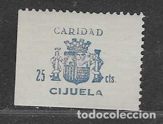 Sellos: CIJUELA-GRANADA- 25 CTS- CARIDAD- VER FOTOS