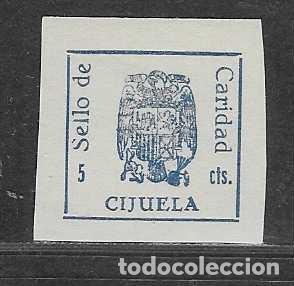 Sellos: CIJUELA-GRANADA- 5 CTS- CARIDAD- VER FOTOS