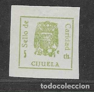 Sellos: CIJUELA-GRANADA- 5 CTS- CARIDAD- VER FOTOS