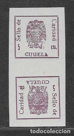 Sellos: CIJUELA-GRANADA- 5 CTS- PAREJA CAPICUA--CARIDAD- VER FOTOS