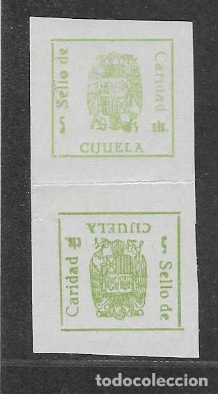 Sellos: CIJUELA-GRANADA- 5 CTS- PAREJA CAPICUA--CARIDAD- VER FOTOS