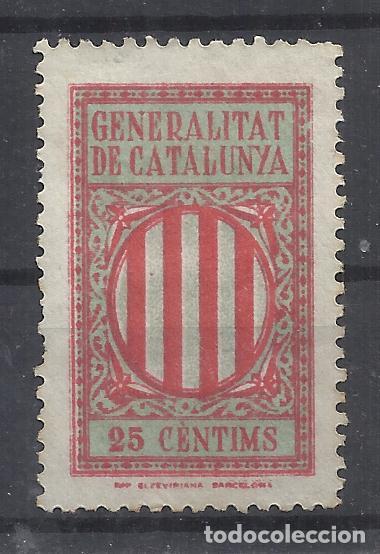 Sellos: GENERALITAT DE CATALUNYA 0.25 CTS NUEVO(*)