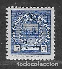 Sellos: ESTEPONA-MALAGA- 5 CTS- SELLO MUNICIPAL- ED. ALLEPUZ N&ordm; 6- VER FOTOS