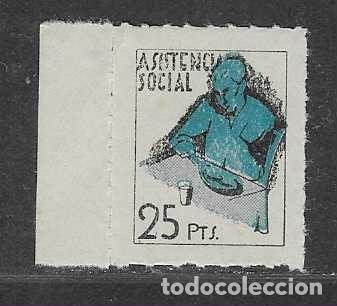 Sellos: VI&Ntilde;ETA,-- 25 PTAS. BORDE HOJA-, ASISTENCIA SOCIAL-REPUBLICA- VER FOTOS