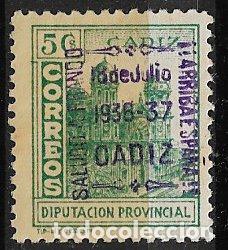 Sellos: SELLOS LOCALES, GUERRA CIVIL, C&aacute;diz, FESOFI n&ordm; 92 * *