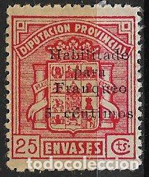 Sellos: SELLOS LOCALES, GUERRA CIVIL, C&aacute;diz, FESOFI n&ordm; 77 * *