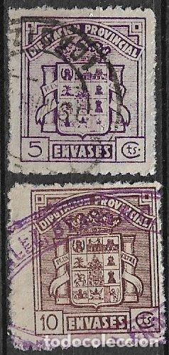 Sellos: SELLOS LOCALES, GUERRA CIVIL, C&aacute;diz, FESOFI n&ordm; 66 y 67 (o)