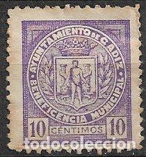 Sellos: SELLOS LOCALES, GUERRA CIVIL, C&aacute;diz, FESOFI n&ordm; 8 (*)