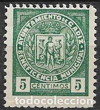Sellos: SELLOS LOCALES, GUERRA CIVIL, C&aacute;diz, FESOFI n&ordm; 7 * *