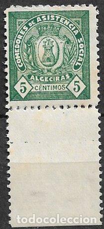 Sellos: SELLOS LOCALES, GUERRA CIVIL, C&aacute;diz, Algeciras, FESOFI n&ordm; 1 (*)