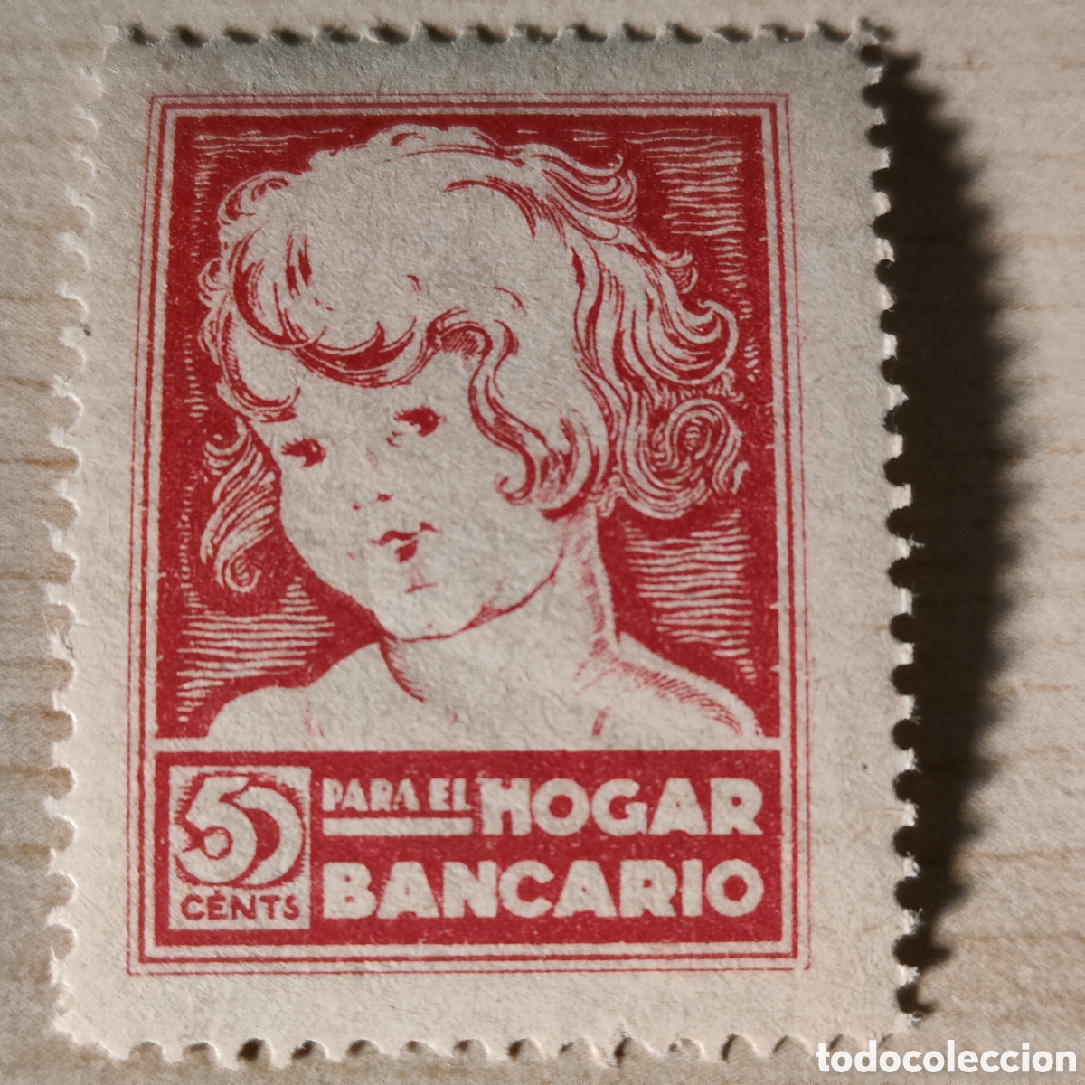 Sellos: 1a9 Para el Hogar bancario Allepuz 2389it MANCHA LABIO Montepio Colegio hu&eacute;rfanos Banca VER