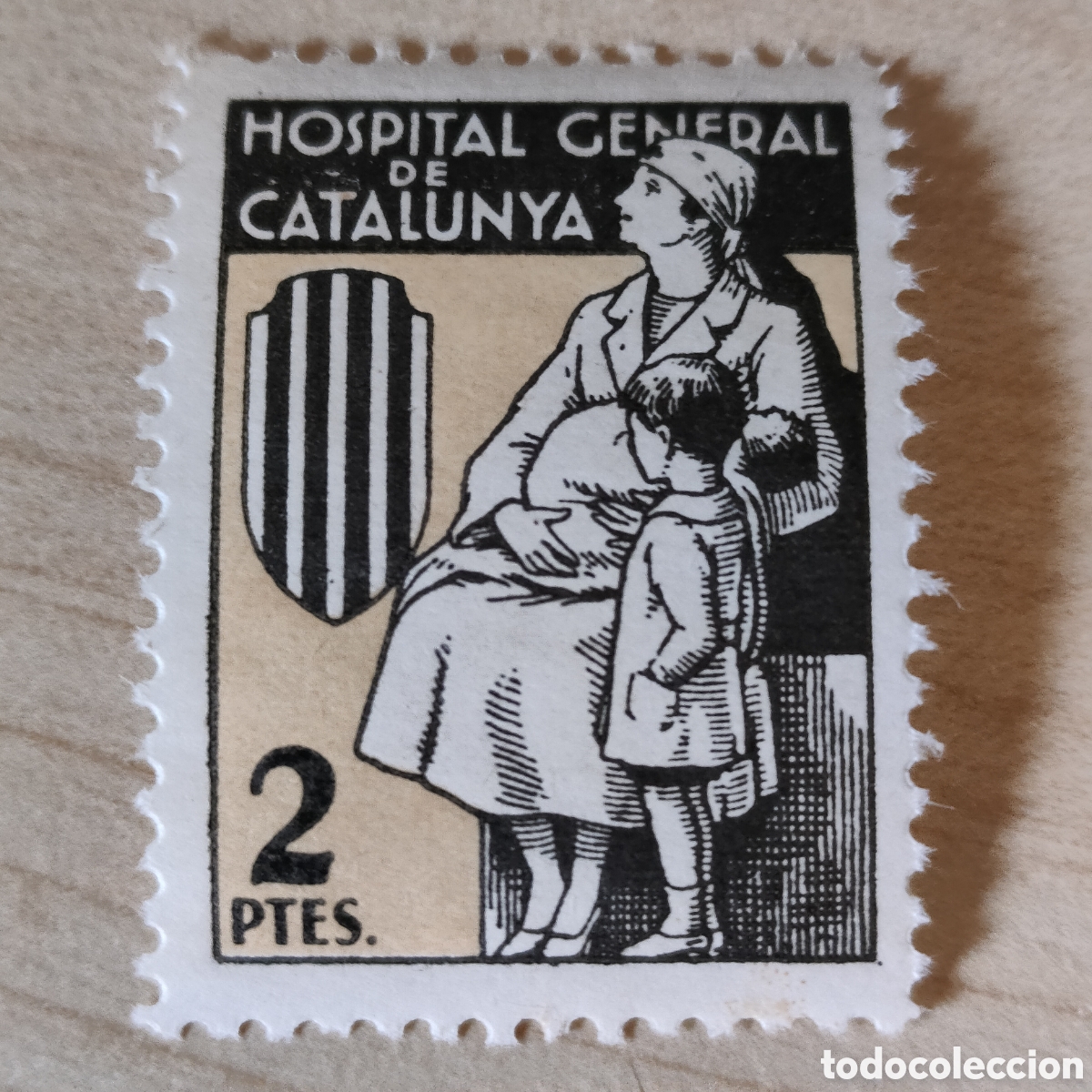 Sellos: 1a0 OJO Hospital General de Catalunya 2 ptes allepuz 2987 afinet 1268 ptas Generalitat VER DESCRI