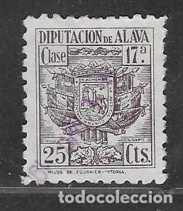 Sellos: ALAVA,- 25 CTS- DIPUTACION-VER FOTOS