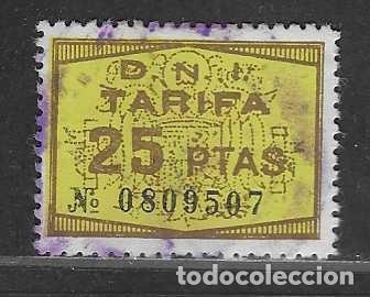 Sellos: VI&Ntilde;ETA.- D.N.I- TARIFA.- 25 PTAS-- VER FOTOS
