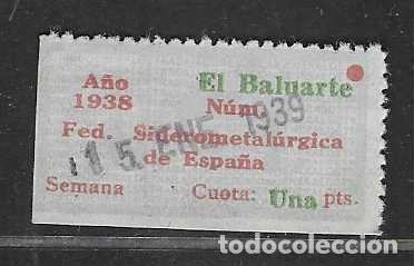 Sellos: VI&Ntilde;ETA.- U.G.T.- EL BALUARTE- A&Ntilde;O 1939- VER FOTOS