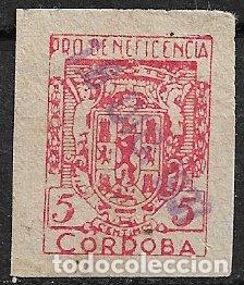 Sellos: SELLO LOCAL, Guerra Civil, C&Oacute;RDOBA, FESOFI n&ordm; 15s (o)