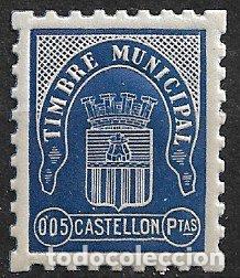 Sellos: SELLO LOCAL, Guerra Civil, CASTELL&Oacute;N, FESOFI n&ordm; 62 * *